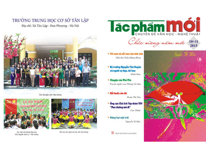 TÁC PHẨM MỚI SỐ 10 + 11 XUÂN ẤT MÙI